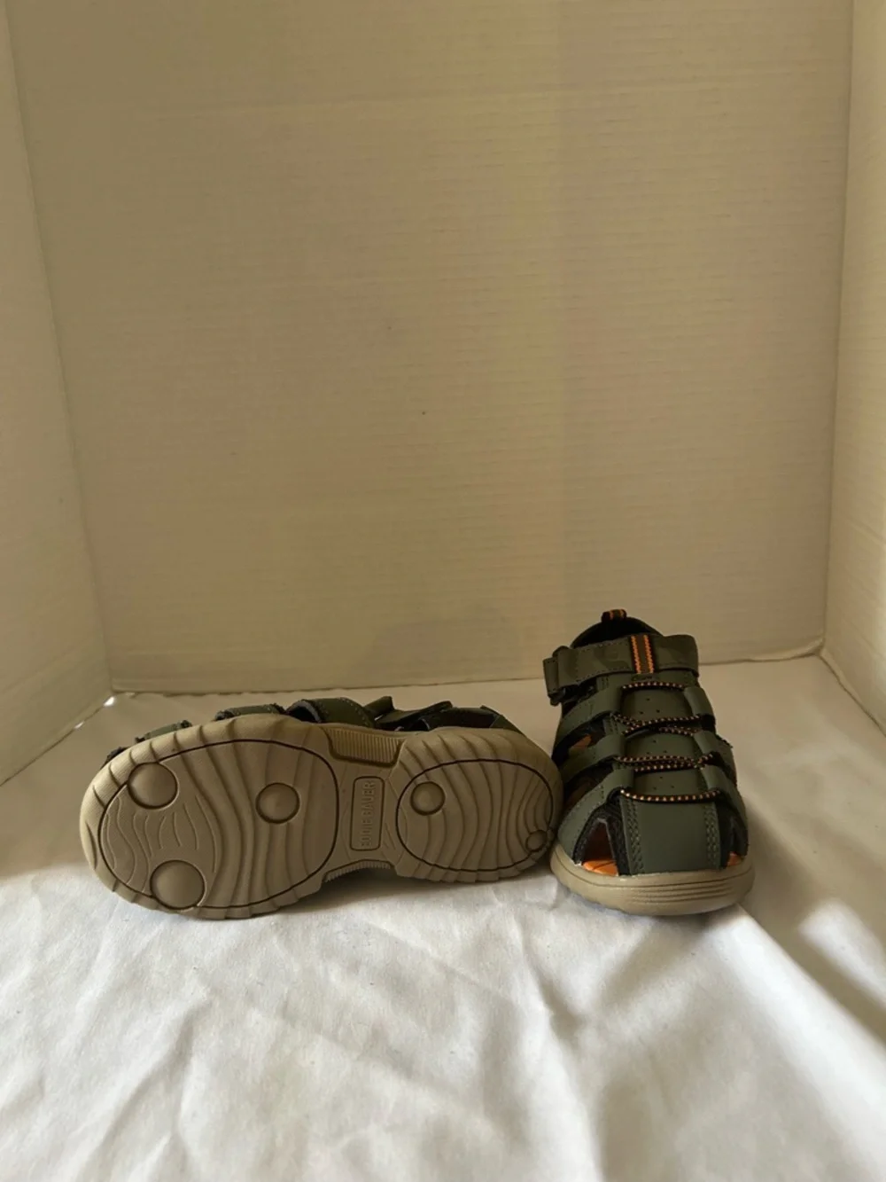 Eddie Bauer Kids Green Outdoor Sandals Size 10 Adjustable Sport Sandals